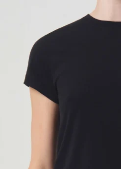 AGOLDE Adine Shrunken Tee In Black Discount