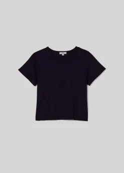 AGOLDE Adine Shrunken Tee In Black Discount