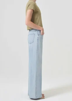 AGOLDE Adine Shrunken Tee In Cocoon Best Sale