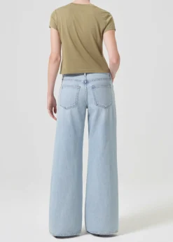 AGOLDE Adine Shrunken Tee In Cocoon Best Sale