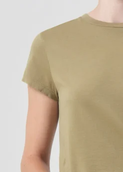 AGOLDE Adine Shrunken Tee In Cocoon Best Sale