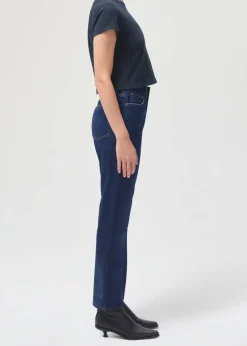 AGOLDE Adine Shrunken Tee In Nocturne Cheap