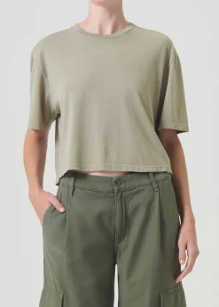 AGOLDE Anya Tee In Snail New