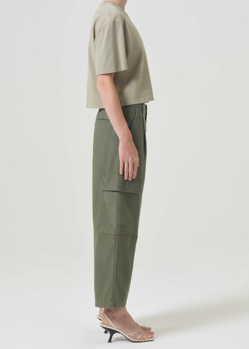 AGOLDE Anya Tee In Snail New