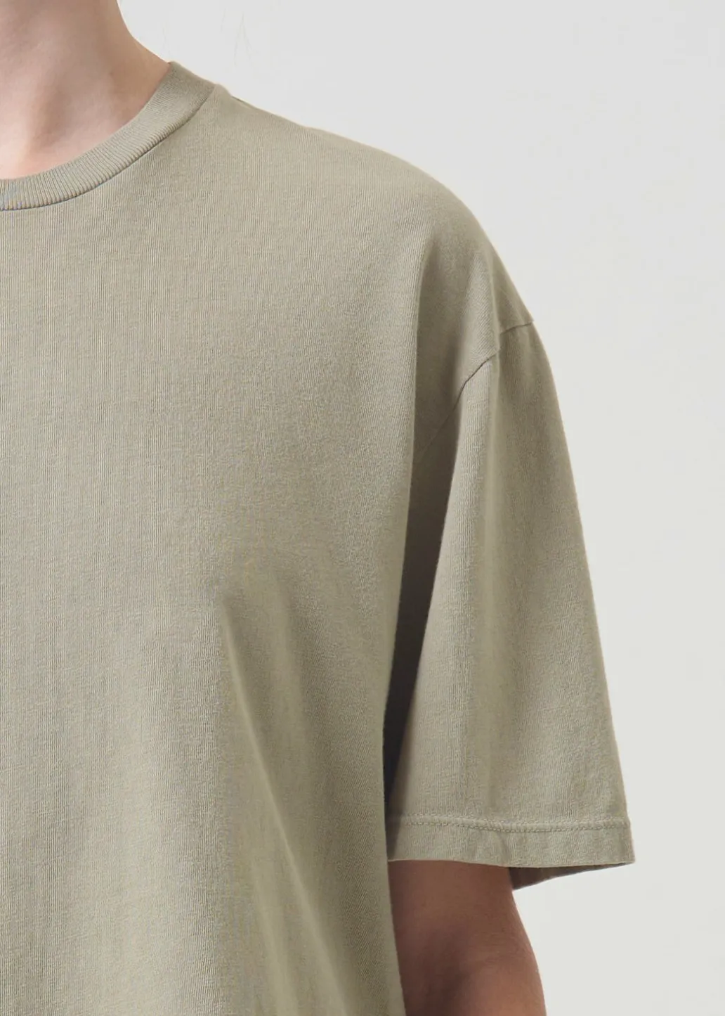AGOLDE Anya Tee In Snail New
