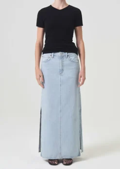 AGOLDE Astrid Slice Skirt In Fragment Sale