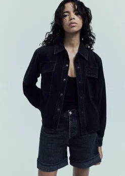 AGOLDE Beck Shirt Jacket In Intense Fashion