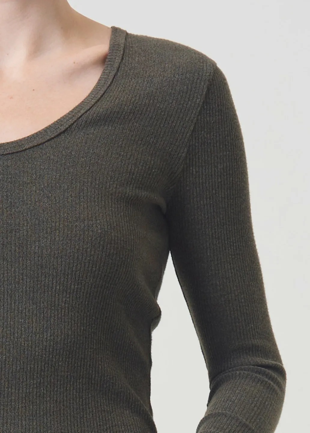 AGOLDE Bernice Tee In Crocodile Online