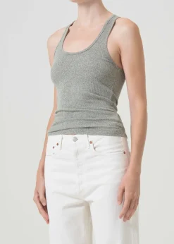 AGOLDE Bianca Tank In Celery Outlet