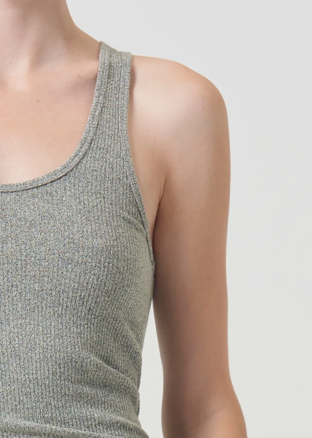 AGOLDE Bianca Tank In Celery Outlet