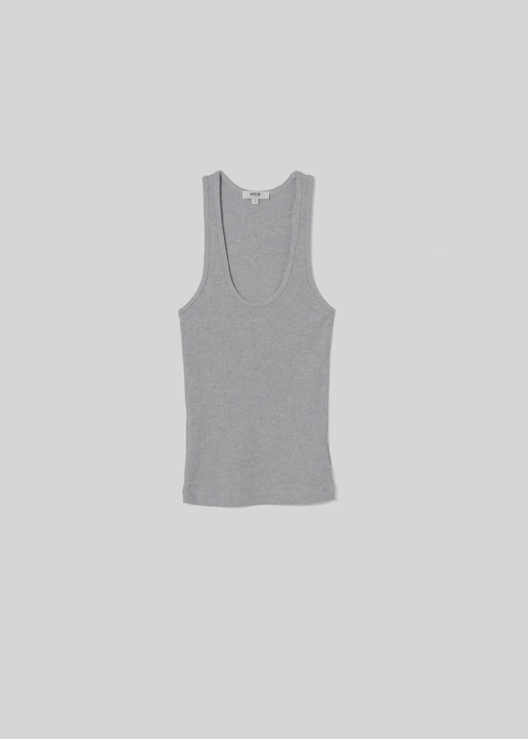 AGOLDE Bianca Tank In Grey Heather Best Sale