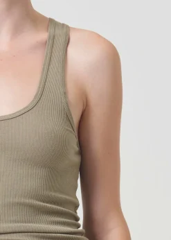 AGOLDE Bianca Tank In Snail Flash Sale