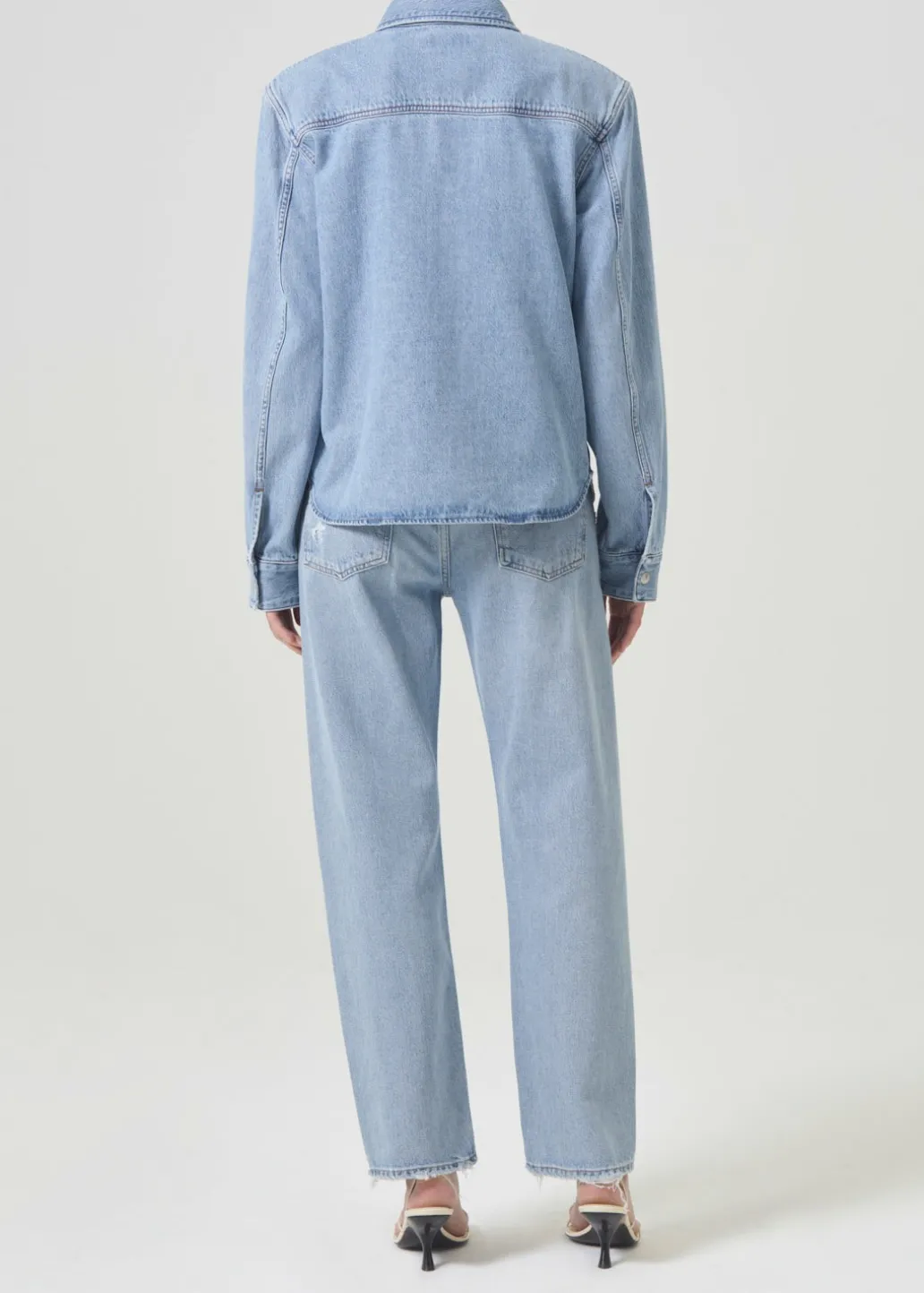 AGOLDE Brigid Shirt In Stir Sale