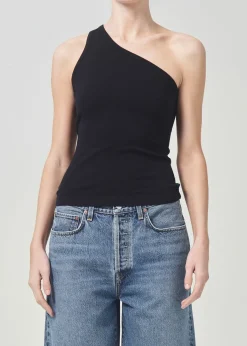 AGOLDE Brita Tank In Black Clearance