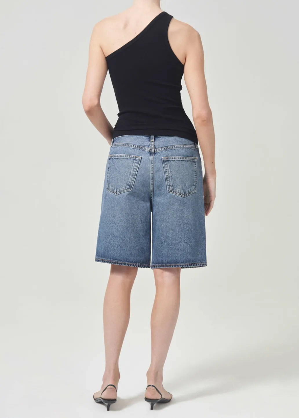 AGOLDE Brita Tank In Black Clearance