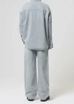 AGOLDE Camryn Shirt In Concrete New