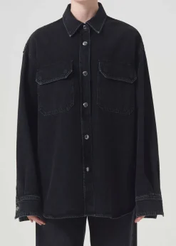 AGOLDE Camryn Shirt In Crushed New