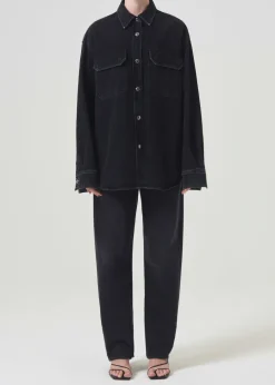 AGOLDE Camryn Shirt In Crushed New