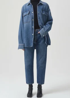 AGOLDE Camryn Shirt In Swing Best Sale