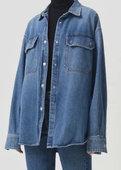 AGOLDE Camryn Shirt In Swing Best Sale