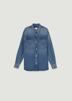 AGOLDE Camryn Shirt In Swing Best Sale