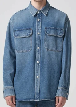 AGOLDE Camryn Shirt In Swing Cheap