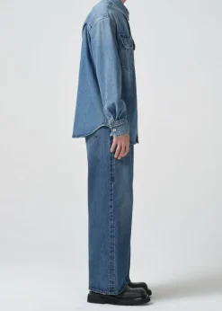 AGOLDE Camryn Shirt In Swing Cheap