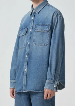 AGOLDE Camryn Shirt In Swing Cheap