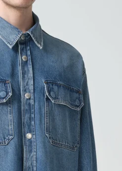 AGOLDE Camryn Shirt In Swing Cheap