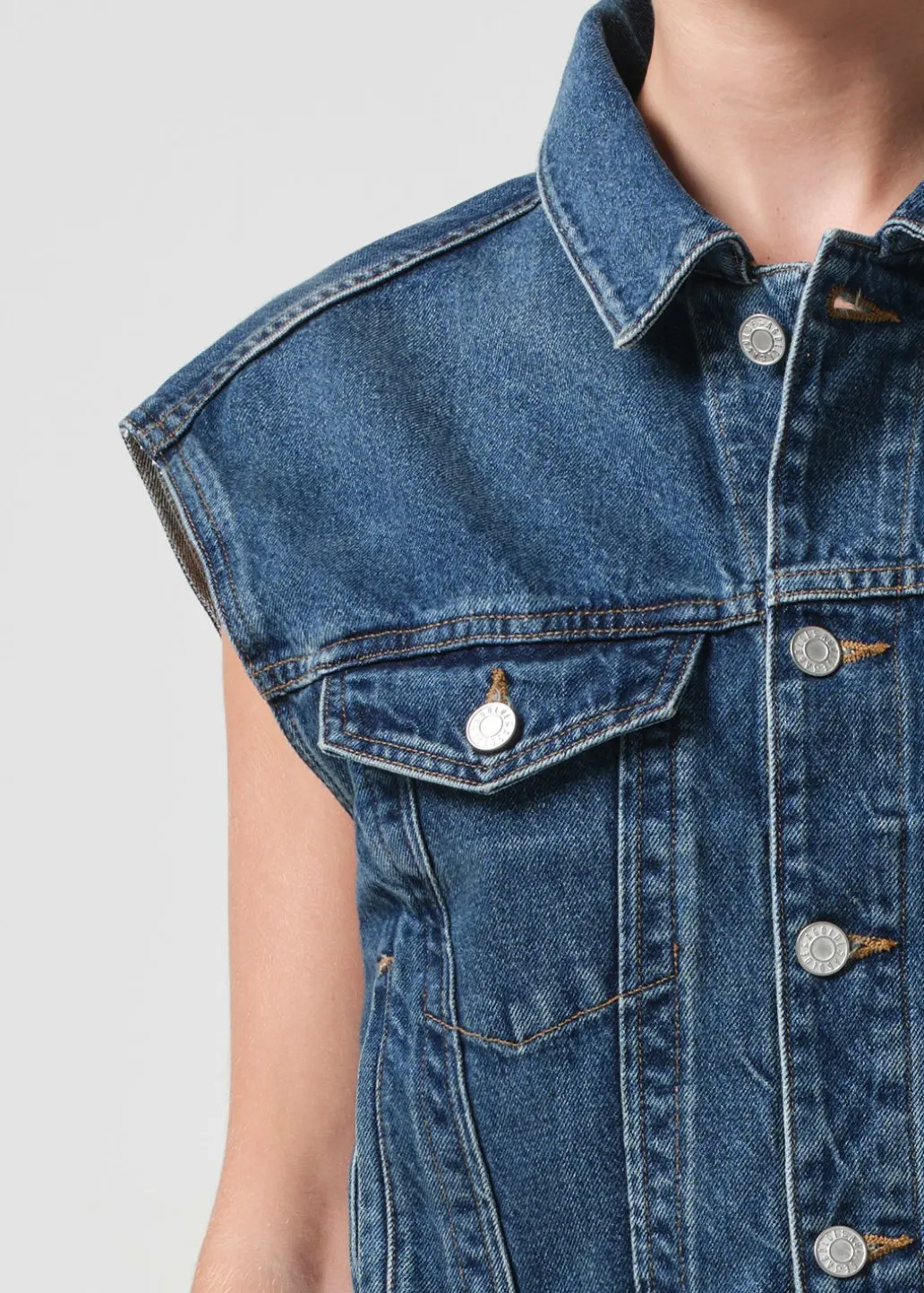 AGOLDE Charli Vest In Filter Best