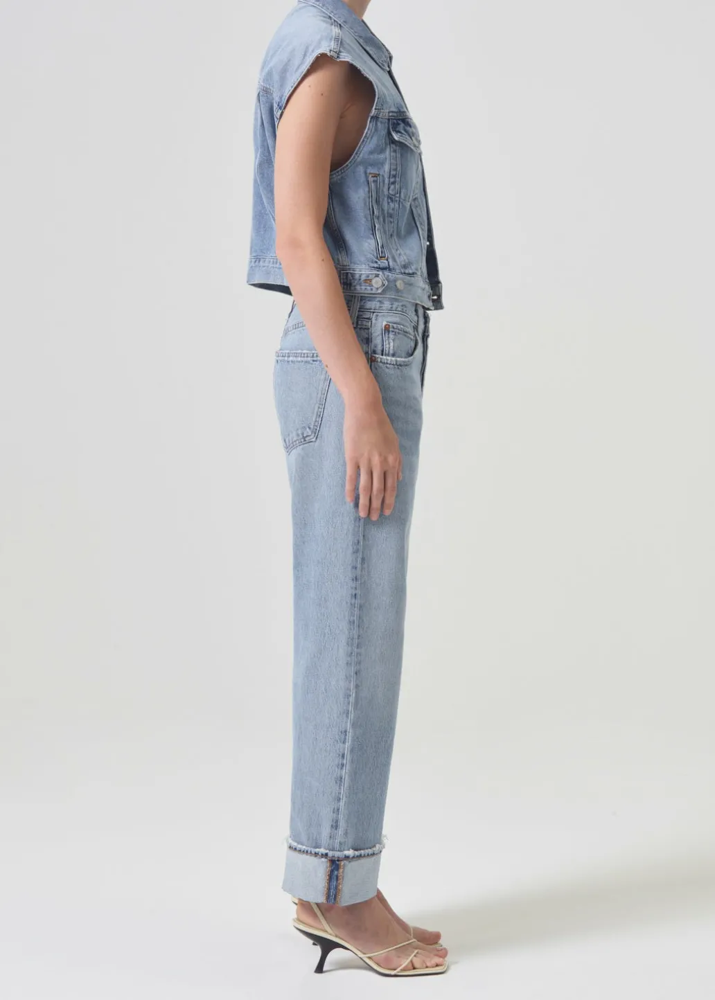 AGOLDE Charli Vest In Immortal Best