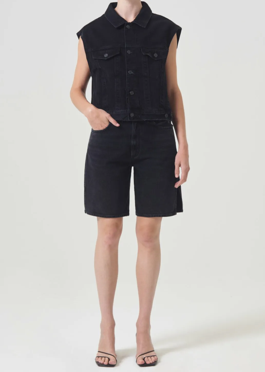 AGOLDE Charli Vest In Jagged Online