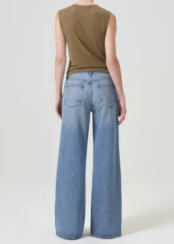 AGOLDE Clara Low Rise Baggy Flare In Signal Flash Sale