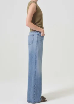 AGOLDE Clara Low Rise Baggy Flare In Signal Flash Sale