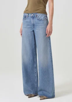 AGOLDE Clara Low Rise Baggy Flare In Signal Flash Sale