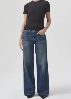 AGOLDE Clara Low Rise Baggy Flare In Noise Best Sale