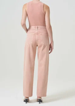 AGOLDE Criss Cross Upsized Jean In Pink Salt Outlet