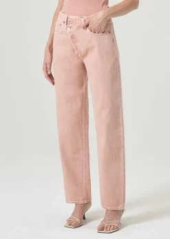 AGOLDE Criss Cross Upsized Jean In Pink Salt Outlet