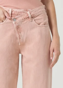 AGOLDE Criss Cross Upsized Jean In Pink Salt Outlet