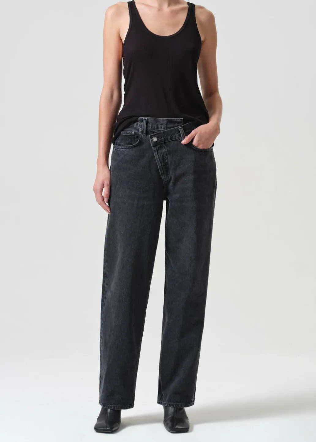 AGOLDE Criss Cross Upsized Jean In Shambles Fashion