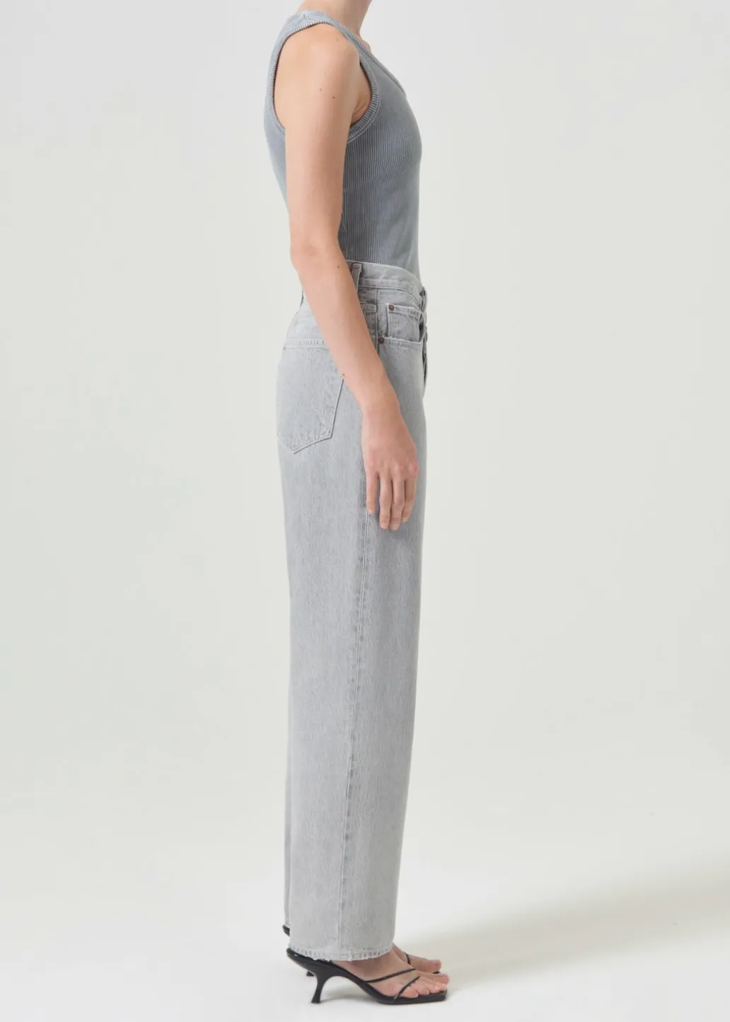 AGOLDE Criss Cross Upsized Jean In Rain Shop