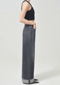 AGOLDE Cropped Bailey Tank In Black Sale