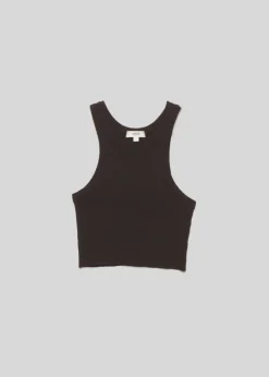 AGOLDE Cropped Bailey Tank In Black Sale