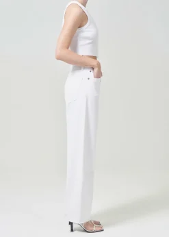 AGOLDE Cropped Bailey Tank In White Online