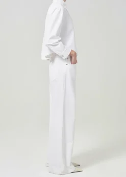 AGOLDE Dagmar Shirt In Milkshake Sale