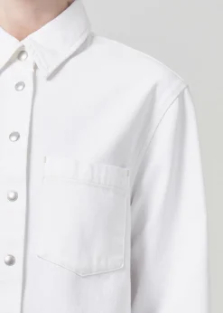 AGOLDE Dagmar Shirt In Milkshake Sale