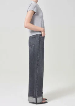 AGOLDE Dame High Rise Wide Leg In Ditch Discount