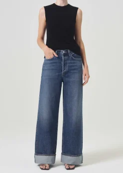AGOLDE Dame High Rise Wide Leg In Control Discount