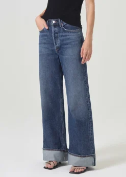 AGOLDE Dame High Rise Wide Leg In Control Discount