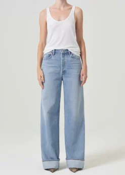 AGOLDE Dame High Rise Wide Leg In Showdown Sale